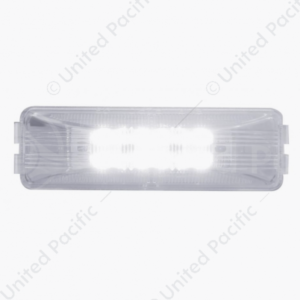 12 LED Rectangular Auxiliary/Utility Light - White LED/Clear Lens